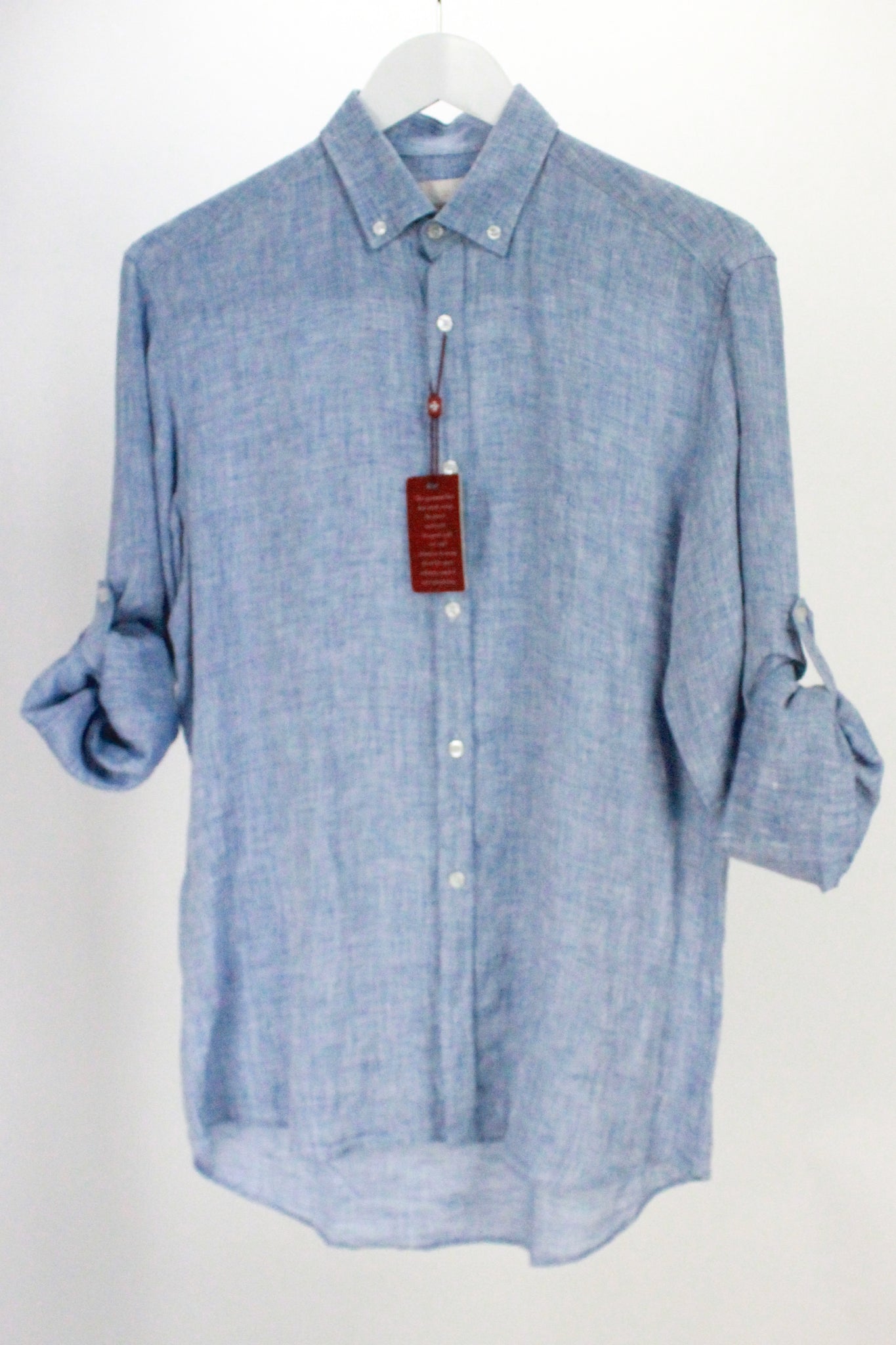 Linen Shirt- Denim Blue